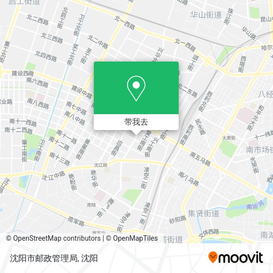 沈阳市邮政管理局地图