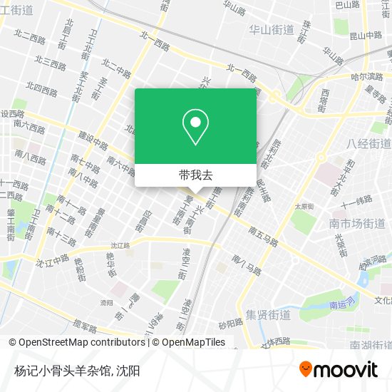 杨记小骨头羊杂馆地图