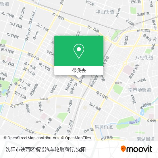 沈阳市铁西区福通汽车轮胎商行地图