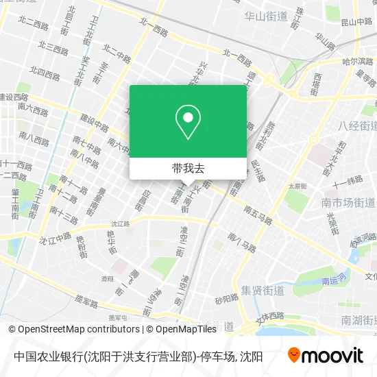 中国农业银行(沈阳于洪支行营业部)-停车场地图