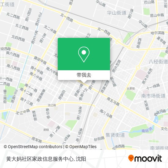 黄大妈社区家政信息服务中心地图