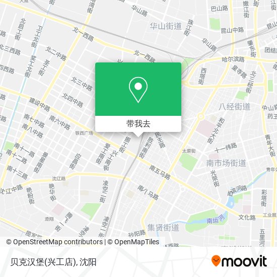 贝克汉堡(兴工店)地图