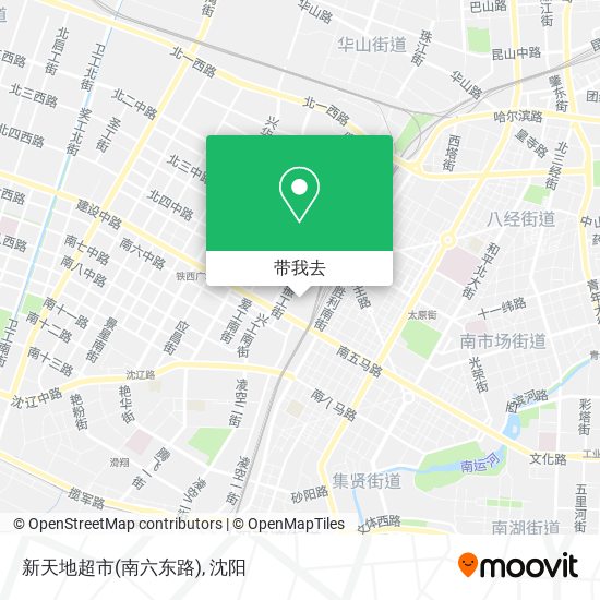 新天地超市(南六东路)地图