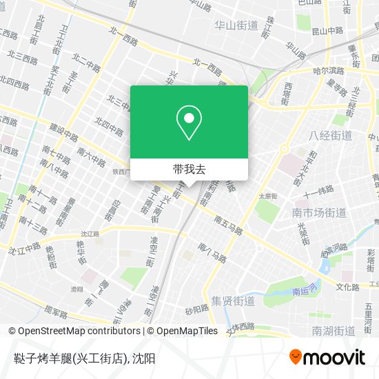 鞑子烤羊腿(兴工街店)地图