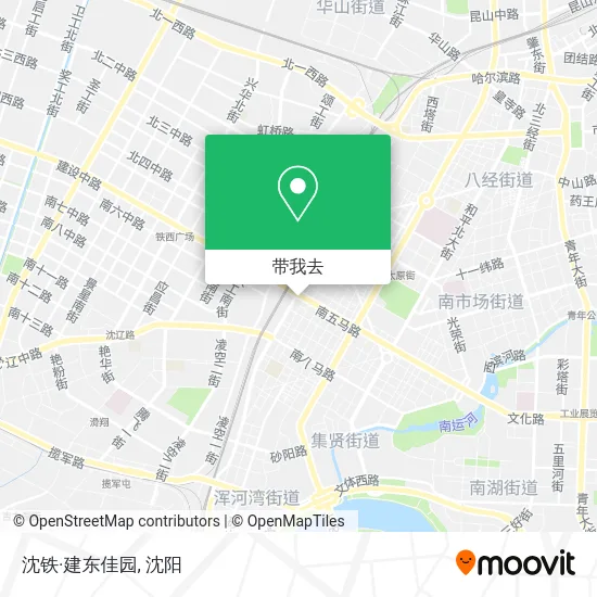 沈铁·建东佳园地图