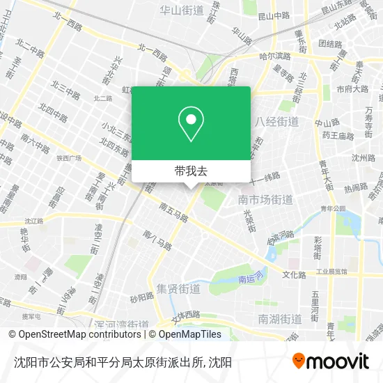 沈阳市公安局和平分局太原街派出所地图