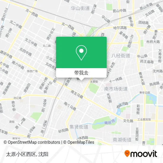太原小区西区地图