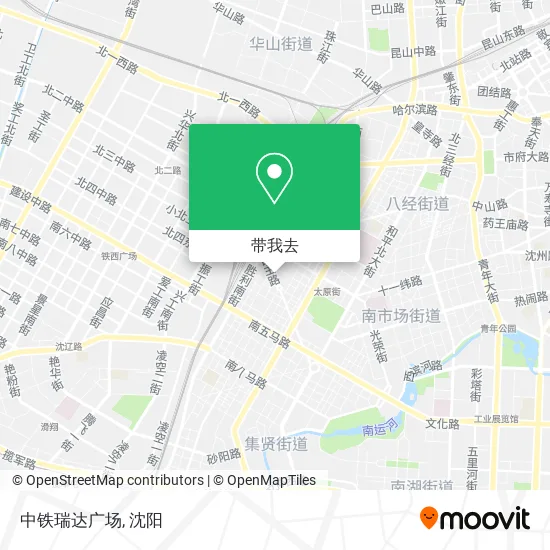 中铁瑞达广场地图