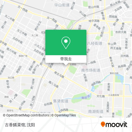 古香餚菜馆地图