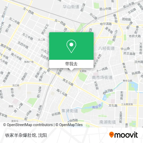 铁家羊杂爆肚馆地图