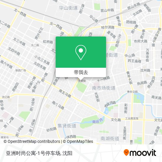 亚洲时尚公寓-1号停车场地图