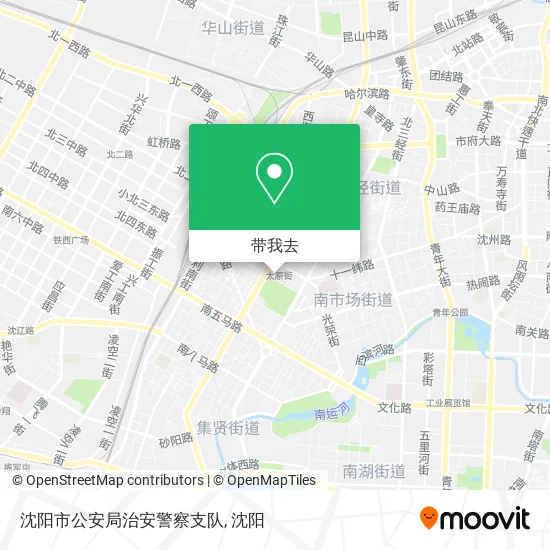 沈阳市公安局治安警察支队地图