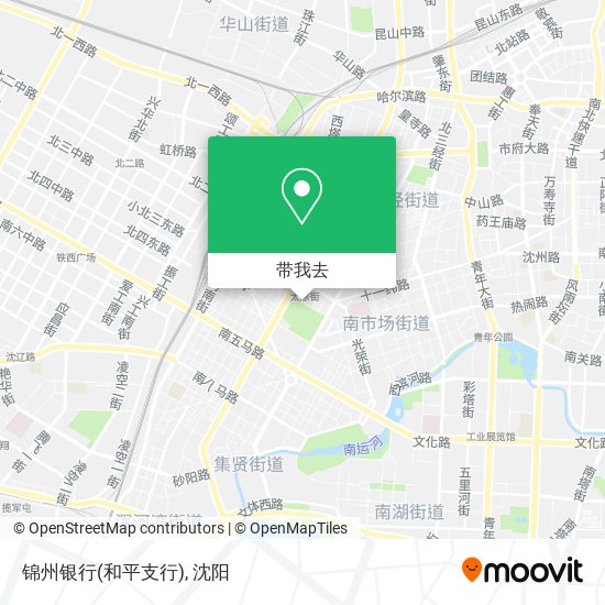 锦州银行(和平支行)地图