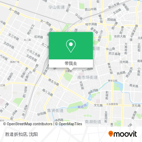胜道折扣店地图