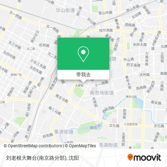 刘老根大舞台(南京路分部)地图