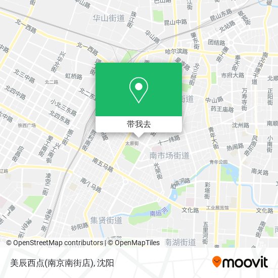 美辰西点(南京南街店)地图