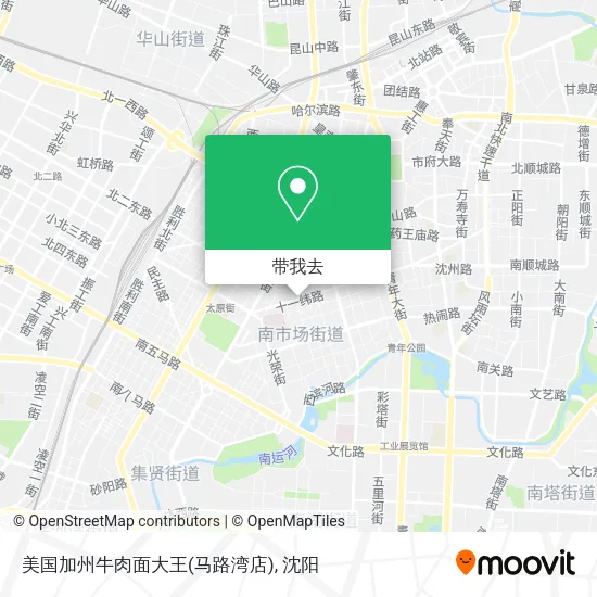 美国加州牛肉面大王(马路湾店)地图