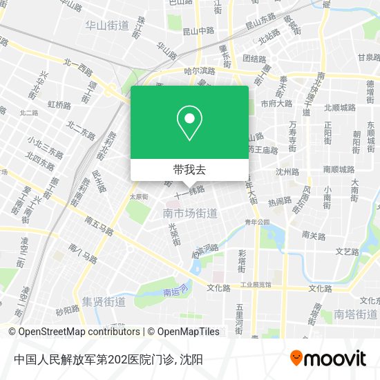 中国人民解放军第202医院门诊地图