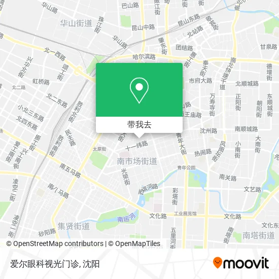 爱尔眼科视光门诊地图
