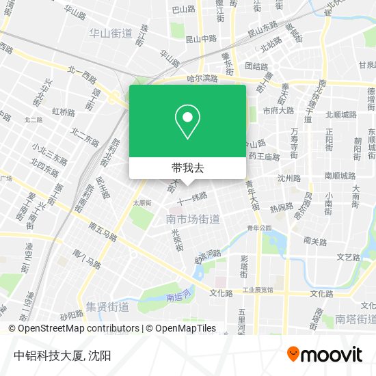 中铝科技大厦地图