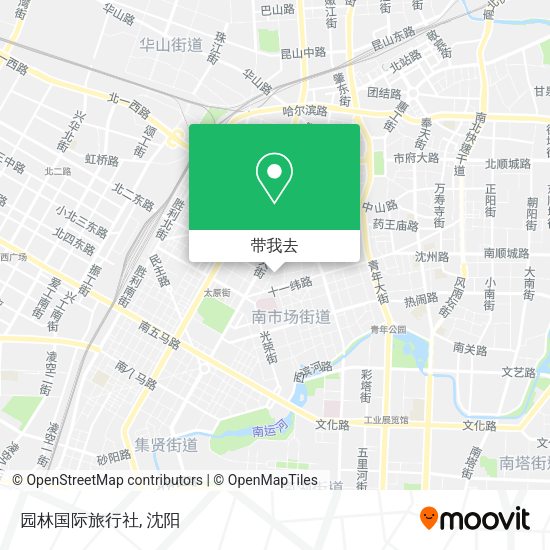 园林国际旅行社地图