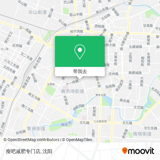 瘦吧减肥专门店地图