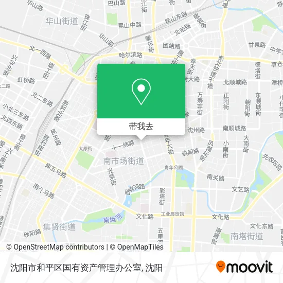 沈阳市和平区国有资产管理办公室地图
