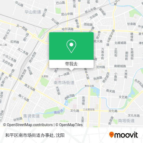 和平区南市场街道办事处地图