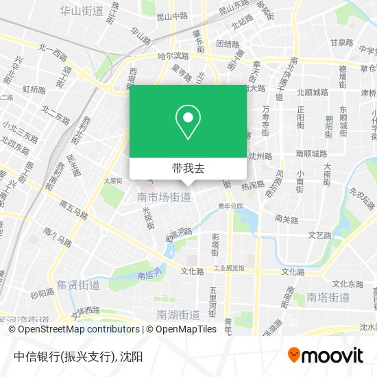 中信银行(振兴支行)地图