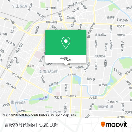 吉野家(时代购物中心店)地图