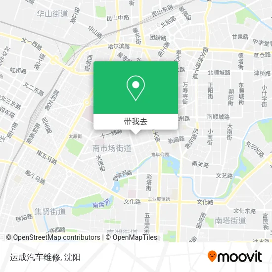 运成汽车维修地图