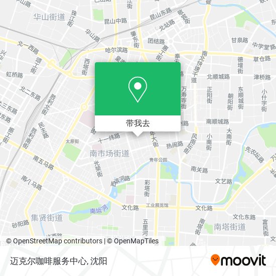 迈克尔咖啡服务中心地图