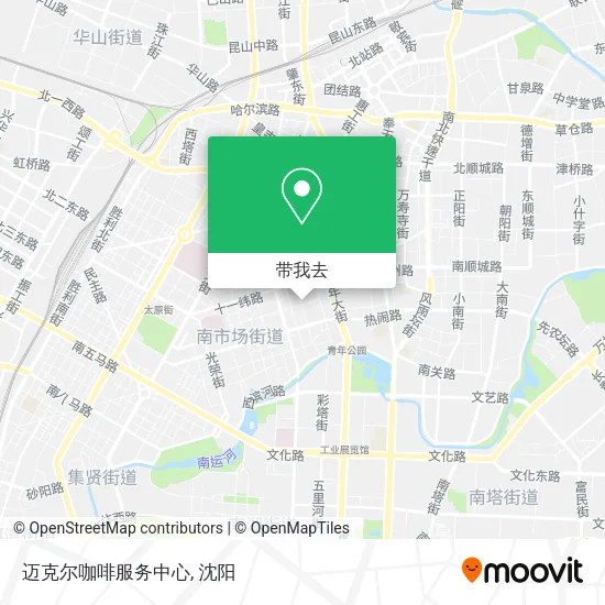 迈克尔咖啡服务中心地图