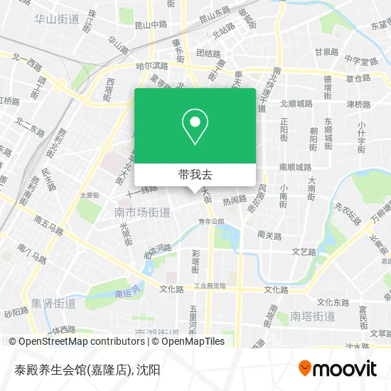 泰殿养生会馆(嘉隆店)地图