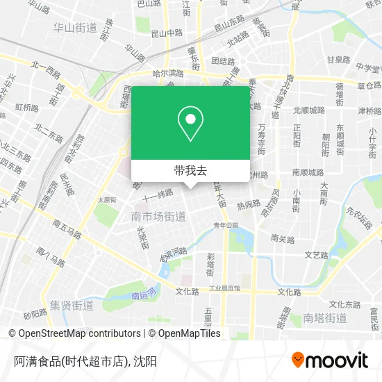 阿满食品(时代超市店)地图