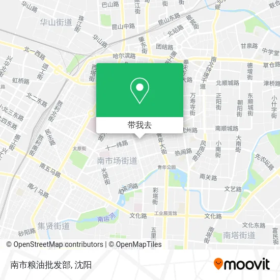 南市粮油批发部地图