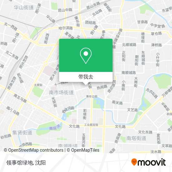 领事馆绿地地图