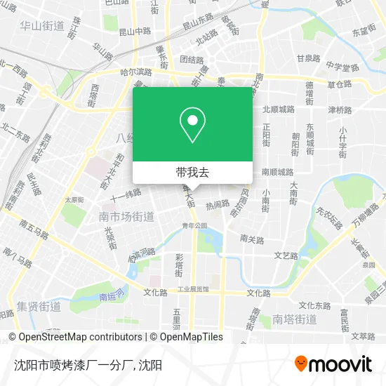 沈阳市喷烤漆厂一分厂地图