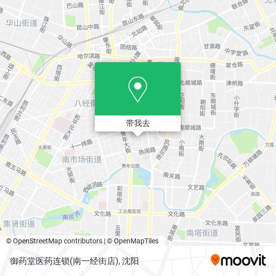 御药堂医药连锁(南一经街店)地图