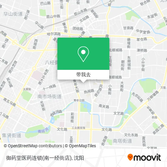 御药堂医药连锁(南一经街店)地图