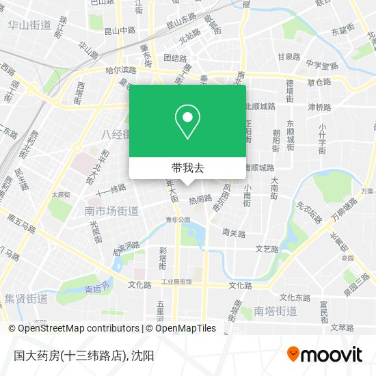 国大药房(十三纬路店)地图