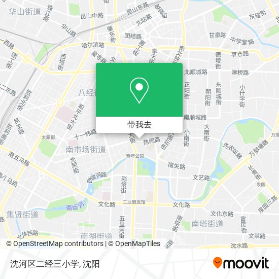 沈河区二经三小学地图