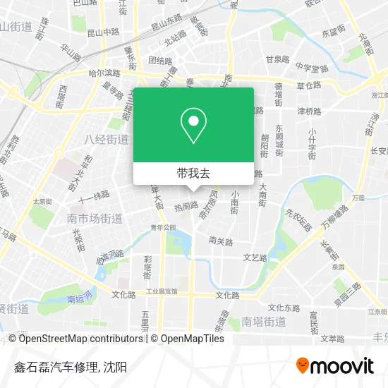 鑫石磊汽车修理地图