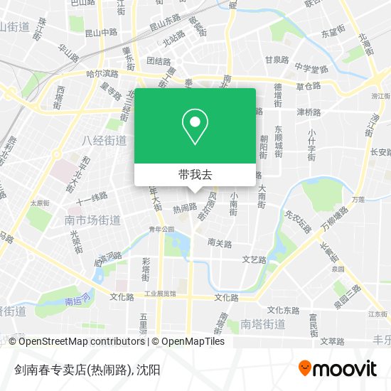 剑南春专卖店(热闹路)地图