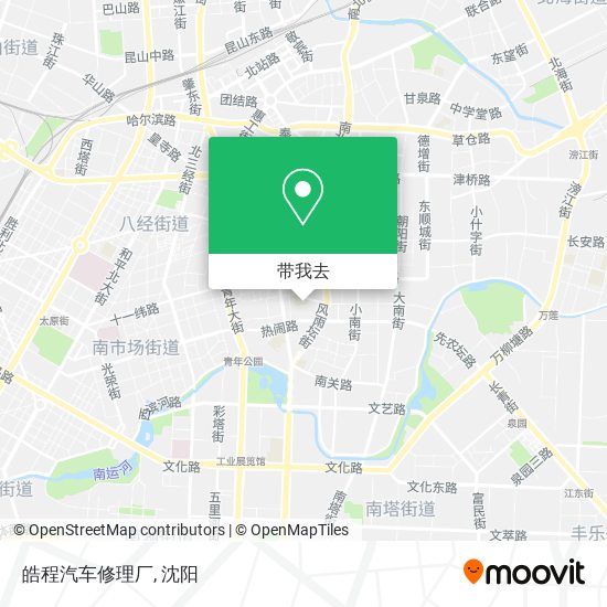 皓程汽车修理厂地图