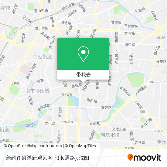 新约任逍遥新飓风网吧(顺通路)地图