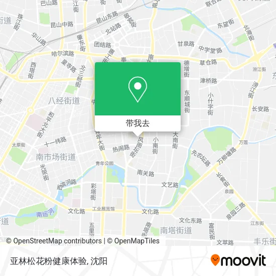 亚林松花粉健康体验地图