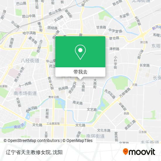 辽宁省天主教修女院地图