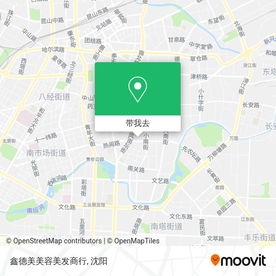 鑫德美美容美发商行地图