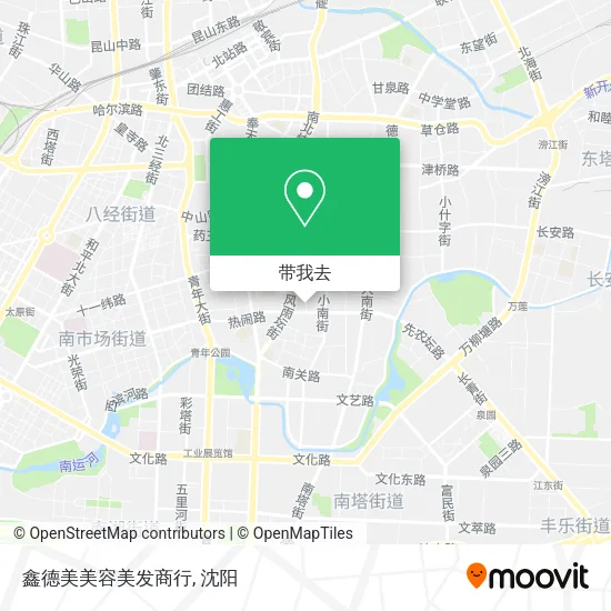 鑫德美美容美发商行地图